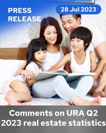 OrangeTee Comments on URA Q2 2023 real estate statistics